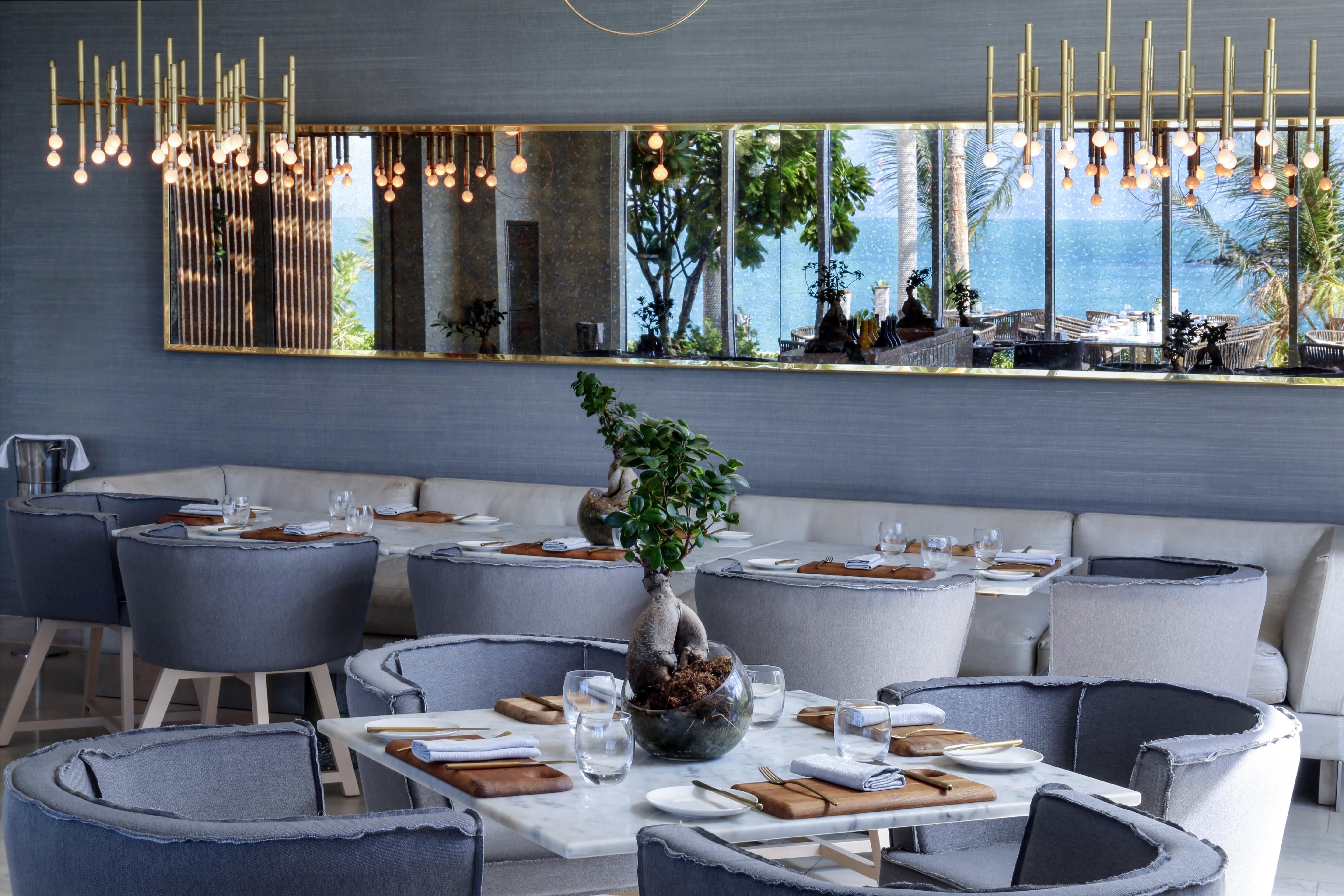 努莱岛度假村 阿布扎比 外观 照片 Restaurant interior
